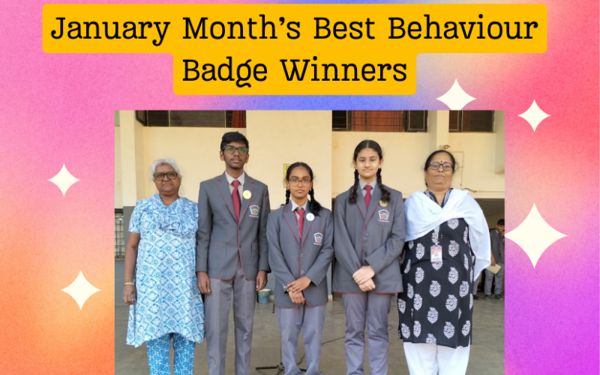 January 2024 Month’s Best Behaviour Badge Winners