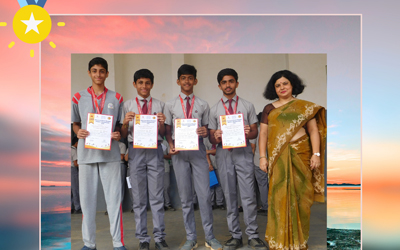 Winners of DPS Impression and Youngsters Sports Club Bengaluru